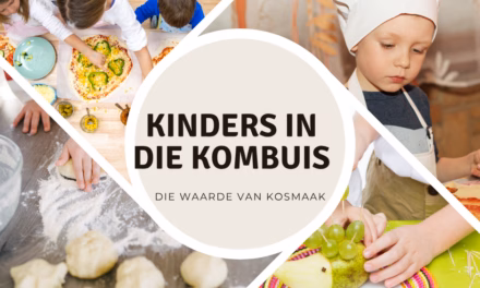 Klein handjies in die kombuis: Waarom kinders moet help kos maak
